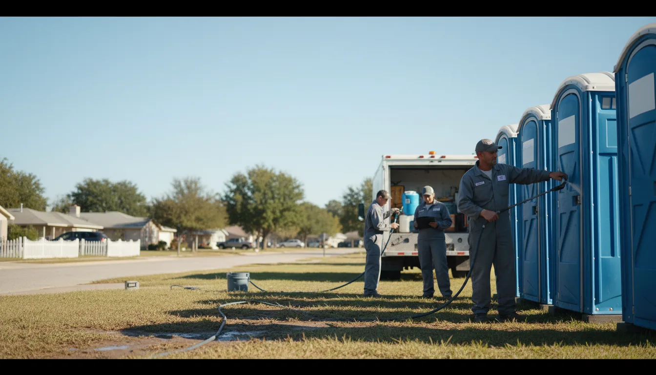 Long-Term Portable Toilet Rental in Albemarle, NC near me